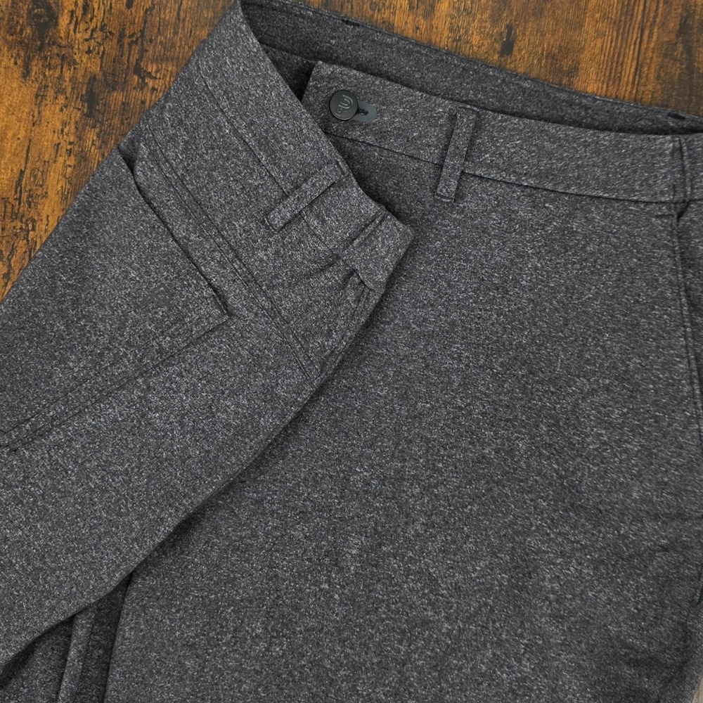 Public Rec Gamechanger Chino Pant 40x30 Gray Heathered Performance Nylon Stretch
